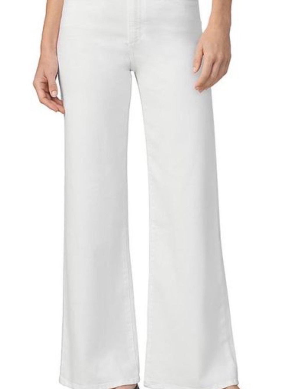 Joe's Jeans White Wide-Leg Flare Pants NWT